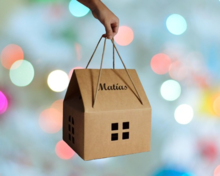 Casa personalizada para bebé, niños o adulto