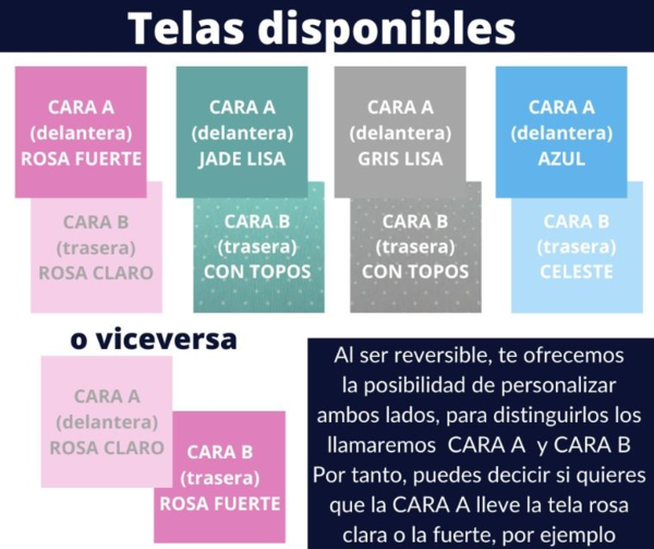 Corona de cumpleaños AZUL personalizada y reversible (8)
